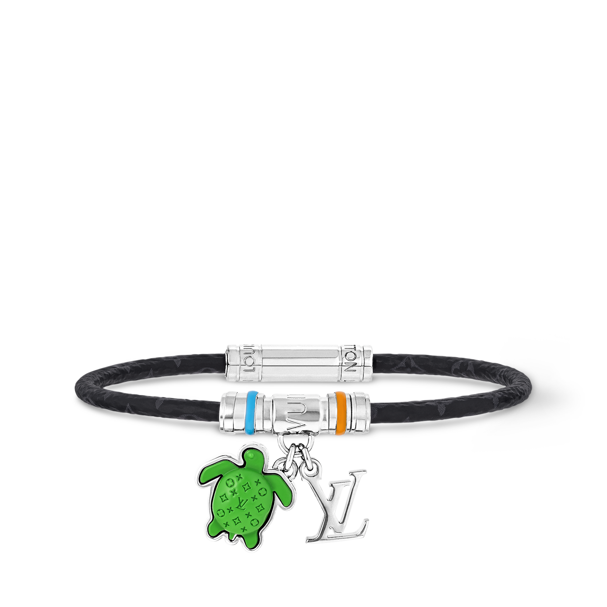 Keep It Turtle Bracelet Monogram Eclipse Canvas - Luxury Fashion